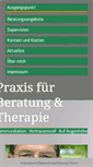 Mobile Screenshot of praxis-beratung-therapie.de